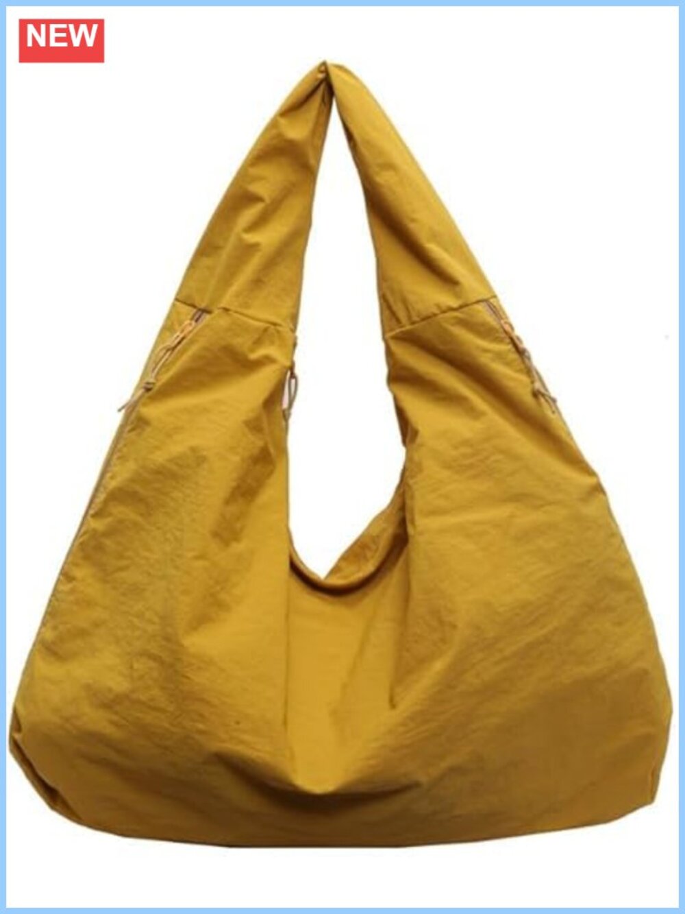 Nylon Hobo Tote Bag Multi-Pocket Crossbody Shoulder Handbag Large